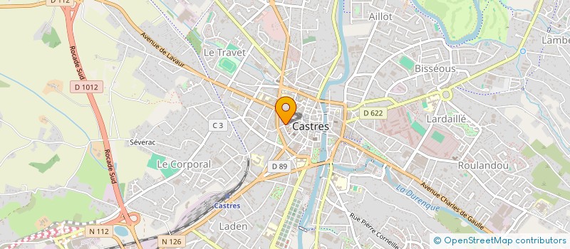 localisation de l'entreprise SARL O.R.E à CASTRES