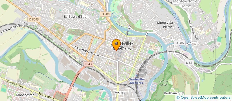localisation de l'entreprise SARL O.T.C. à CHARLEVILLE-MEZIERES