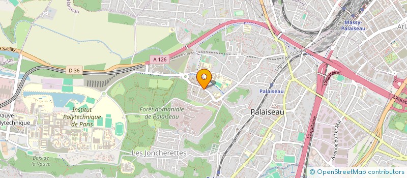 localisation de l'entreprise SARL O2 PALAISEAU-SACLAY à PALAISEAU