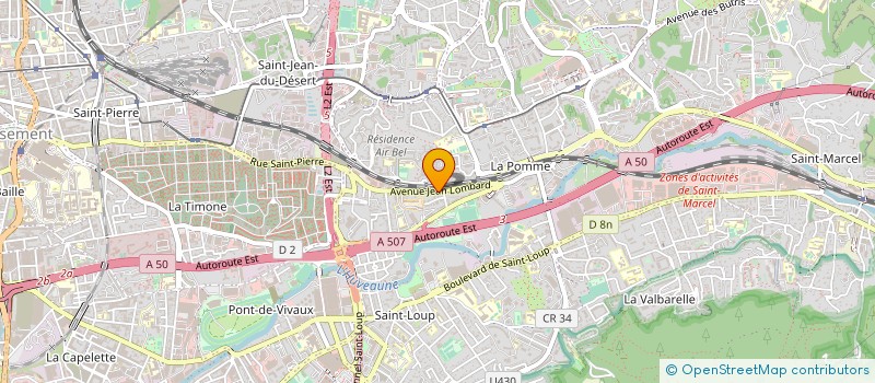 localisation de l'entreprise SARL OASIS DE ST JEAN  MARSEILLE