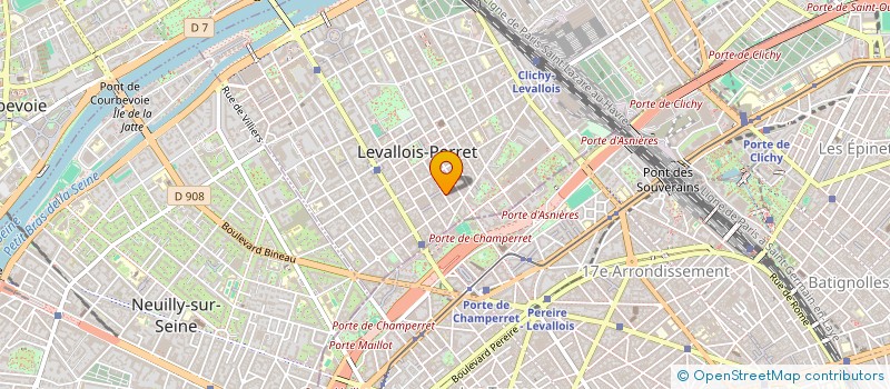 localisation de l'entreprise SARL OBA RESTAURANT à LEVALLOIS-PERRET