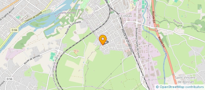 localisation de l'entreprise SARL OBD à LE COTEAU