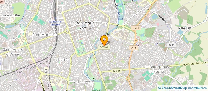 localisation de l'entreprise SARL OBJEC'TIFS COIFFURE à LA ROCHE-SUR-YON
