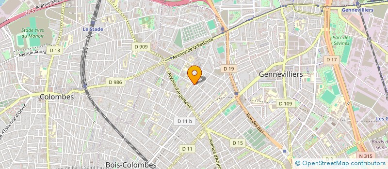 localisation de l'entreprise SARL OBJECTIF  ASNIERES-SUR-SEINE