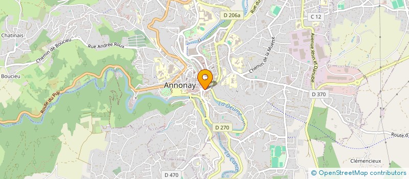 localisation de l'entreprise SARL OBJECTIF CONSTRUCTION à ANNONAY