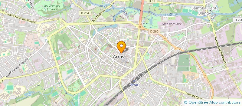 localisation de l'entreprise SARL OBJECTIF NUMERIQUE à ARRAS