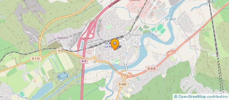 localisation de l'entreprise SARL OBJECTIF SUD ET MESSAGES DU SUD à LE BOULOU