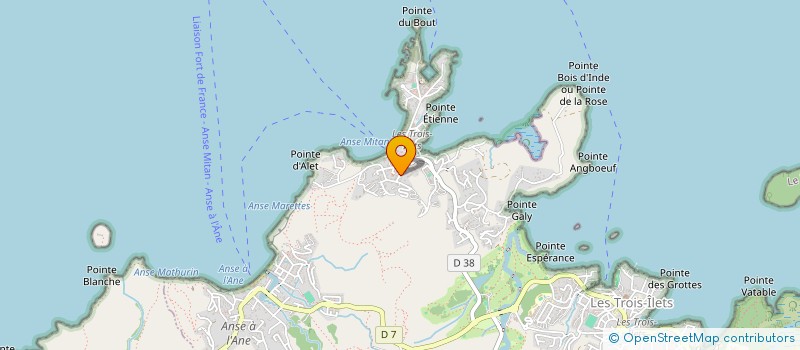 localisation de l'entreprise SARL OCAZ DES ILES à LES TROIS-ILETS