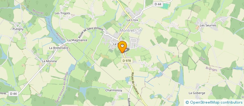 localisation de l'entreprise SARL OCCAGRI à MONTRET