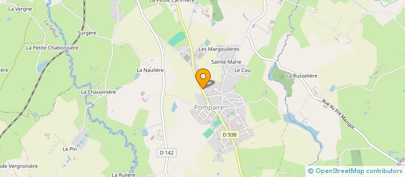 localisation de l'entreprise SARL OCCALAND à POMPAIRE