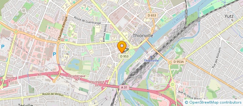 localisation de l'entreprise SARL OCEA  THIONVILLE