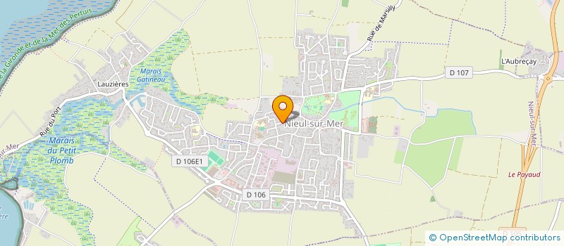 localisation de l'entreprise SARL OCEAN 137  NIEUL-SUR-MER