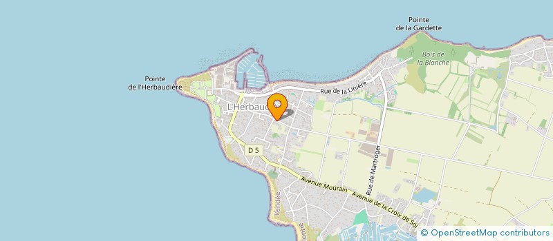 localisation de l'entreprise SARL OCEAN DES TEMPETES  NOIRMOUTIER-EN-L'ILE