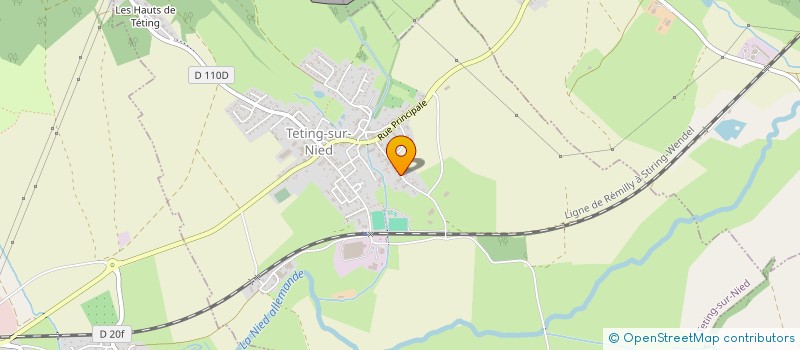 localisation de l'entreprise SARL OCEAN INDUSTRIAL SERVICES  TETING-SUR-NIED