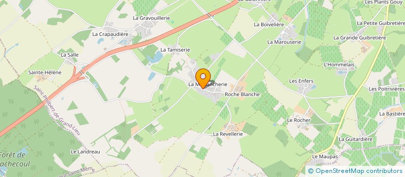 localisation de l'entreprise SARL OCEANE  SAINT-PHILBERT-DE-GRAND-LIEU