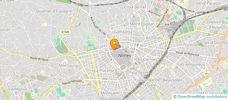 localisation de l'entreprise SARL OCEANE  NIMES