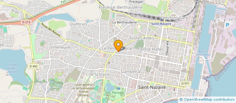 localisation de l'entreprise SARL OCEANE COUVERTURE à SAINT-NAZAIRE