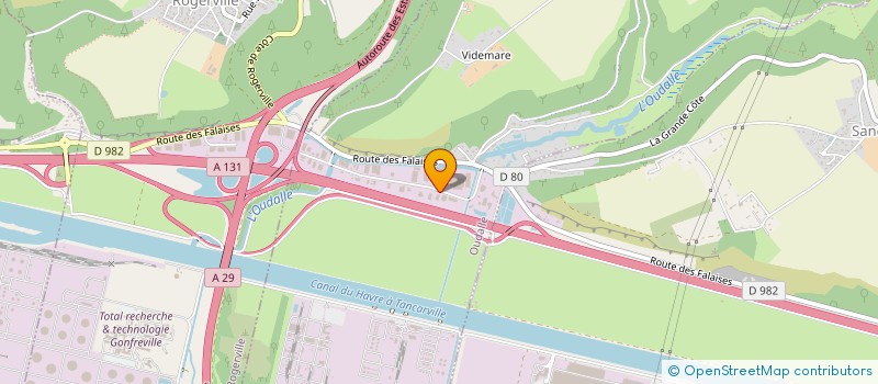 localisation de l'entreprise SARL OCEANE USINAGE à OUDALLE