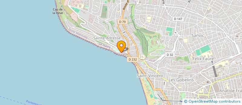 localisation de l'entreprise SARL OCEANIA  SAINTE-ADRESSE