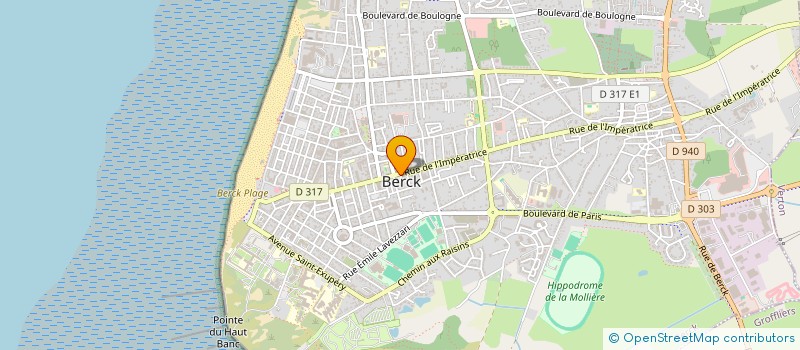 localisation de l'entreprise SARL ODIANE  BERCK
