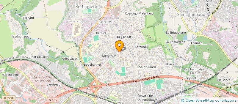 localisation de l'entreprise SARL ODILE MONNET à VANNES