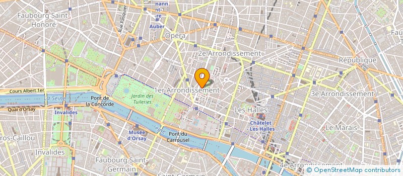 localisation de l'entreprise SARL ODILE TEXIER à PARIS