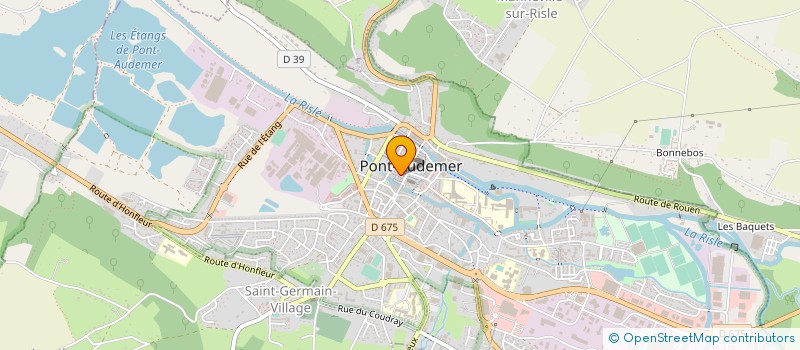 localisation de l'entreprise SARL ODILLARD à PONT-AUDEMER