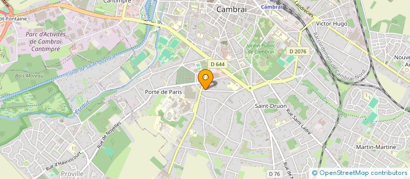 localisation de l'entreprise SARL ODIN JEUX à CAMBRAI