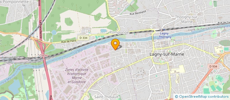 localisation de l'entreprise SARL ODP à LAGNY-SUR-MARNE