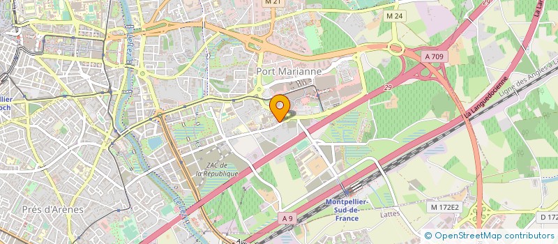 localisation de l'entreprise SARL ODYSSEUM à MONTPELLIER