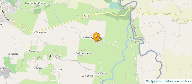 localisation de l'entreprise SARL OEUFS COQUELIN  LOUVIGNE-DU-DESERT