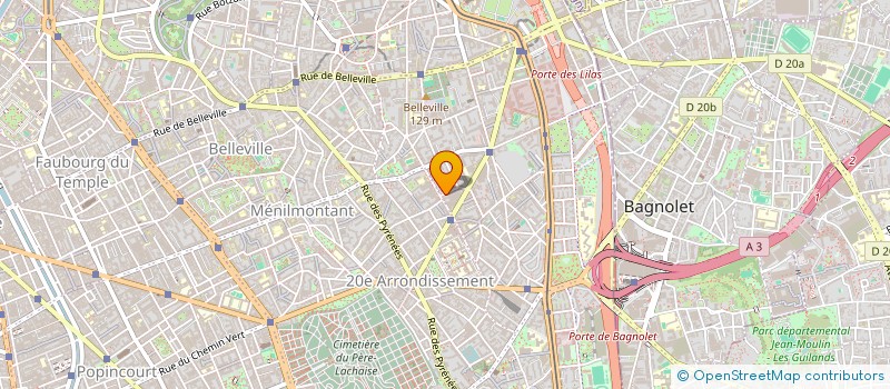 localisation de l'entreprise SARL OF COURSES  PARIS