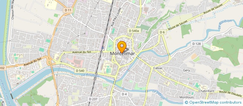 localisation de l'entreprise SARL OFELIE  MONTELIMAR