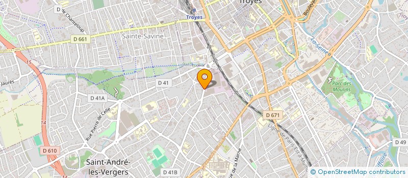 localisation de l'entreprise SARL OFI à SAINT-ANDRE-LES-VERGERS