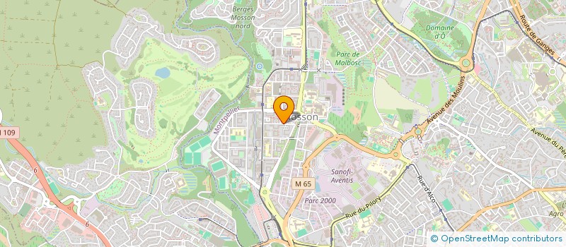 localisation de l'entreprise SARL OGER FABRICE  SAINT-GELY-DU-FESC