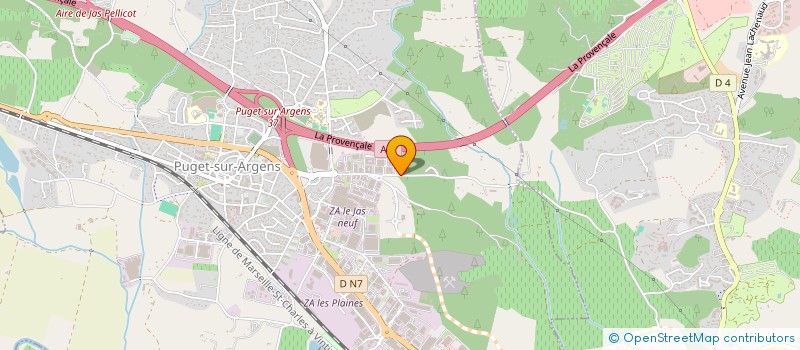 localisation de l'entreprise SARL OGI  PUGET-SUR-ARGENS