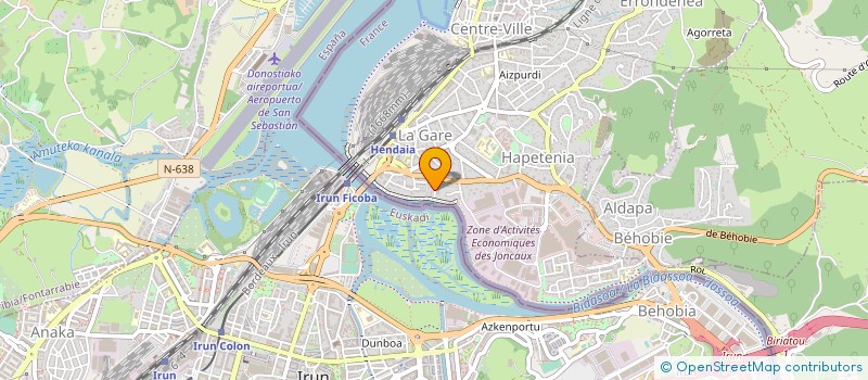 localisation de l'entreprise SARL OGI ETCHEA à HENDAYE