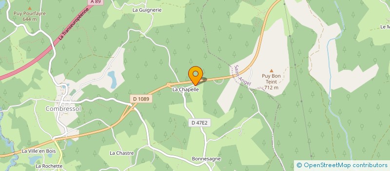 localisation de l'entreprise SARL OGIER  COMBRESSOL