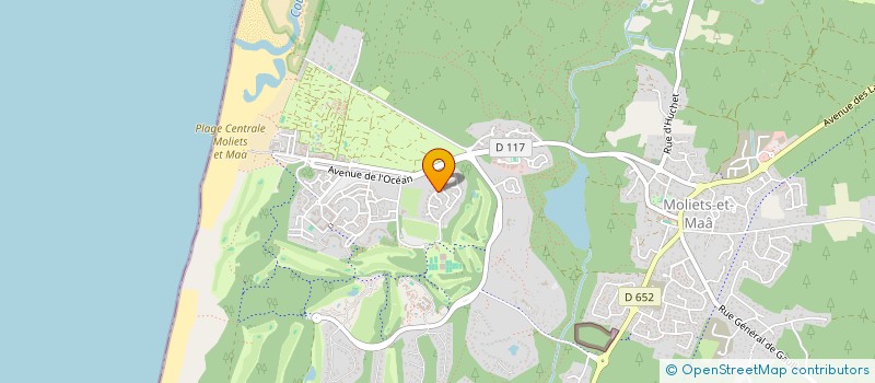 localisation de l'entreprise SARL OHANA LODGE  MOLIETS-ET-MAA