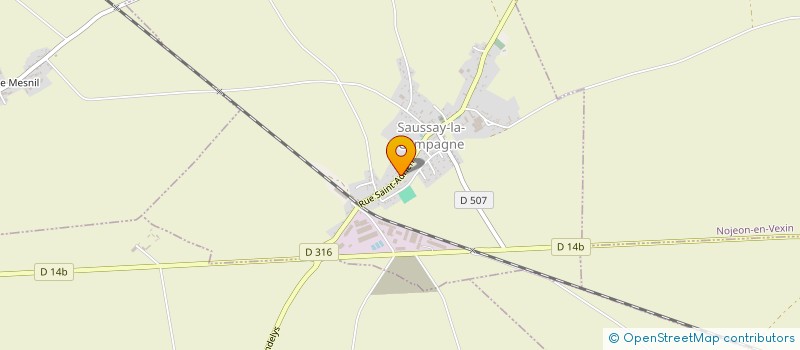 localisation de l'entreprise SARL OISE COUVERTURE TERRISSE  SAUSSAY-LA-CAMPAGNE