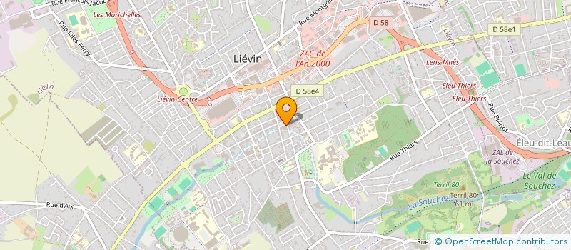 localisation de l'entreprise SARL OJK  LIEVIN