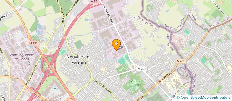 localisation de l'entreprise SARL OK CONTROLE à NEUVILLE-EN-FERRAIN
