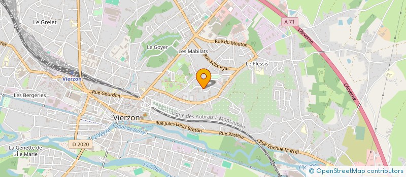 localisation de l'entreprise SARL OKCULAR à VIERZON