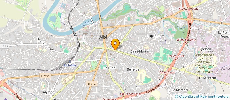 localisation de l'entreprise SARL OKI à ALBI