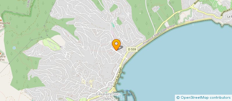 localisation de l'entreprise SARL OLAM à CAVALAIRE-SUR-MER
