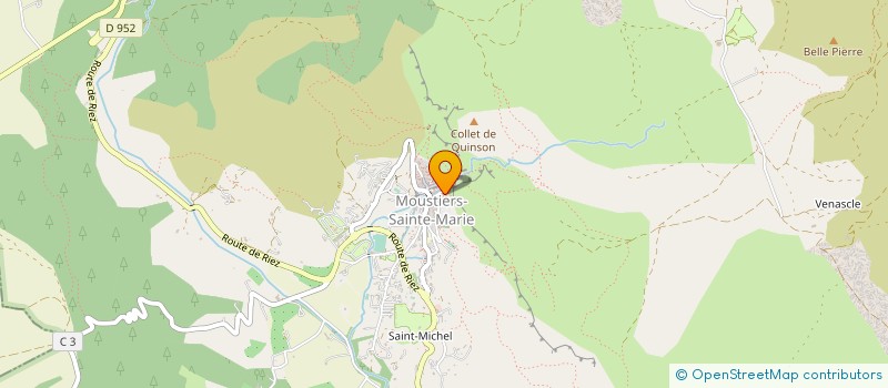 localisation de l'entreprise SARL OLDEN à MOUSTIERS-SAINTE-MARIE