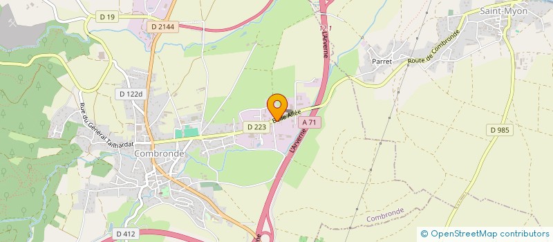 localisation de l'entreprise SARL OLEWSKI ENERGIE  COMBRONDE