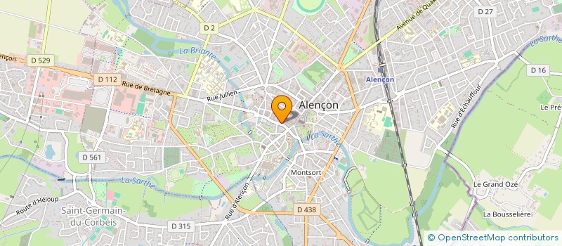 localisation de l'entreprise SARL OLIBEA à ALENCON