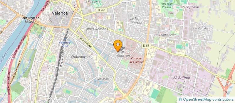 localisation de l'entreprise SARL OLIRICE à VALENCE