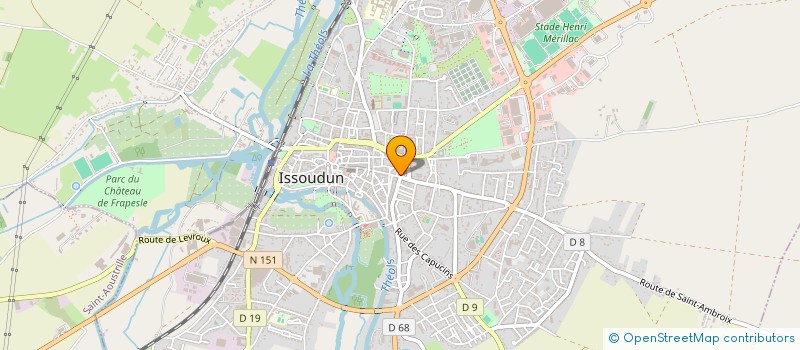 localisation de l'entreprise SARL OLIVEIRA-PANIER DES 4 SAISONS à ISSOUDUN